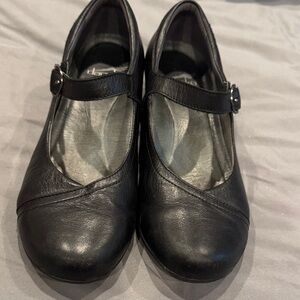 Dansko Black Mary Jane Flats